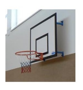 Basketbalová konštrukcia DOR-SPORT, dos. 1200x900mm, pevná, vys. 300-950 mm