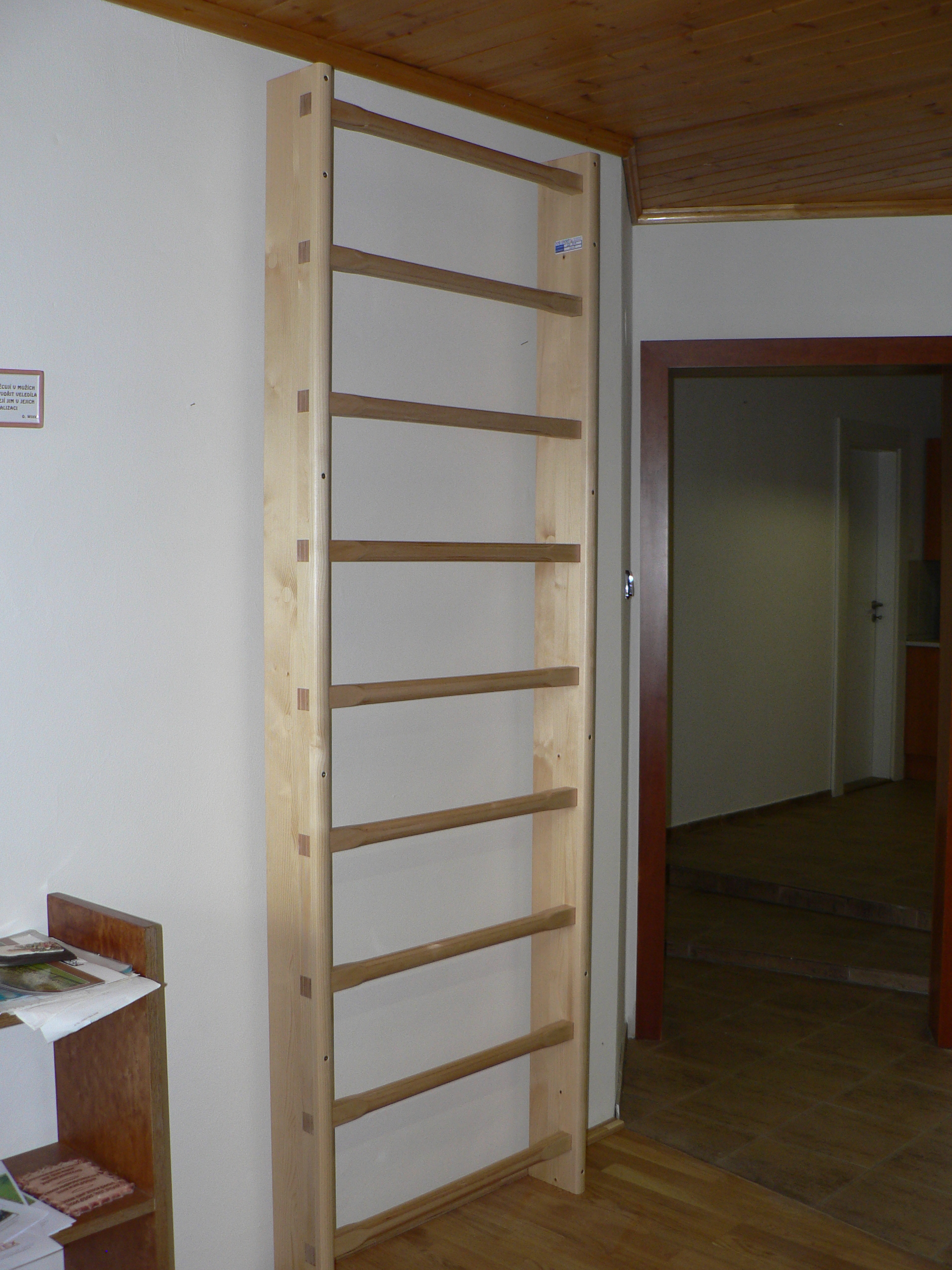 Rebriny izbové DORSPORT 230x80 cm, 9 priečok, multiplex + kotvenie