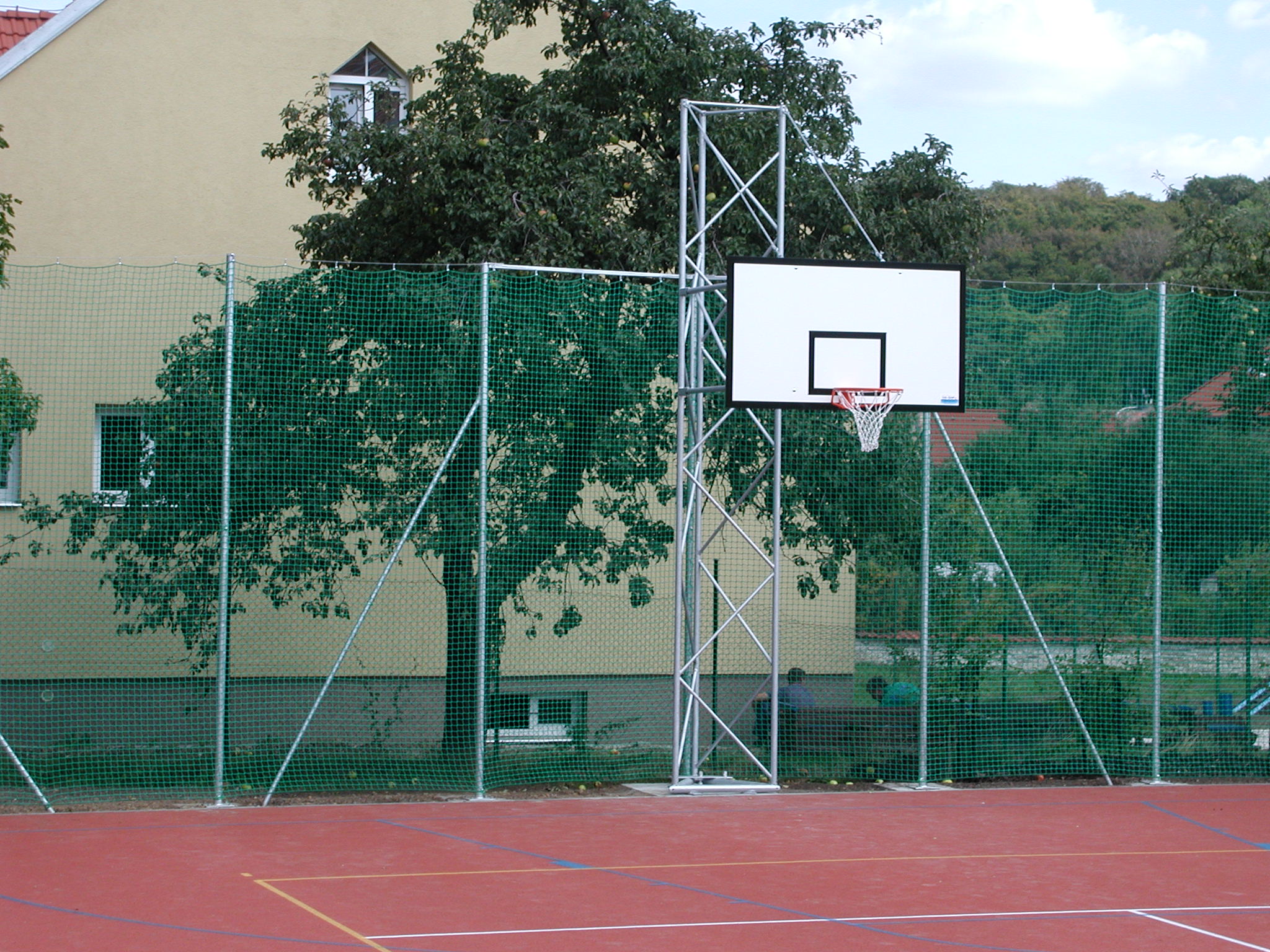 Basketbalová konštrukcia DOR-SPORT, priehradová, pevná, vys. 2700 mm