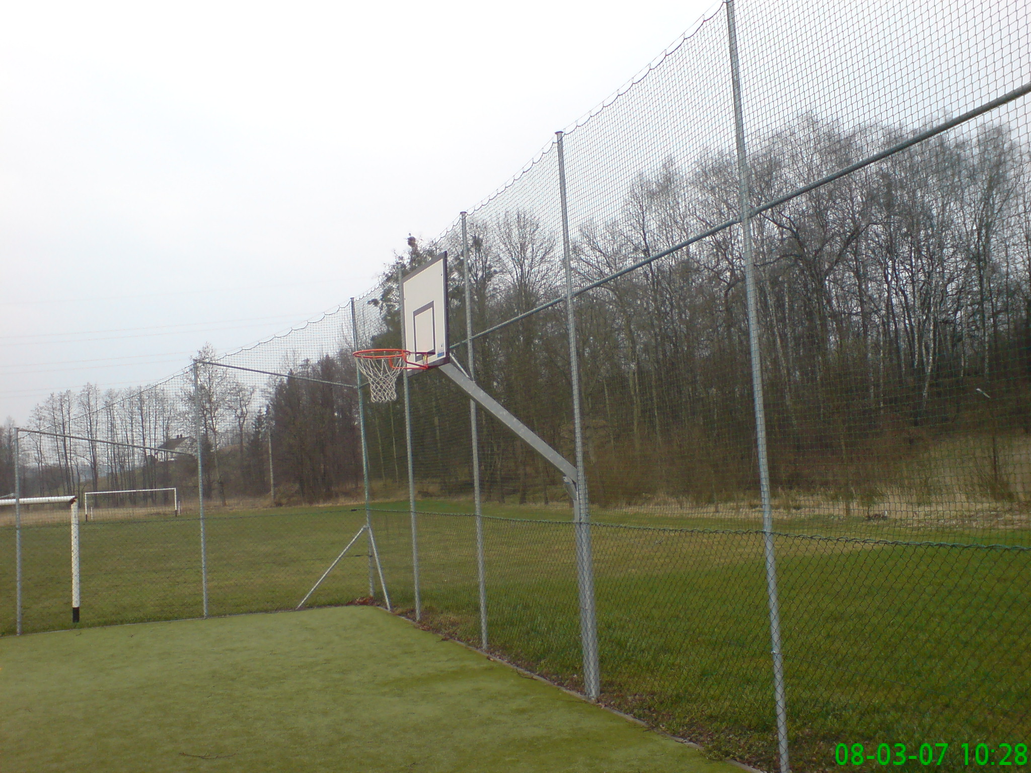 Streetball konštrukcia DOR-SPORT, do betón. základu, vys. 1200 mm