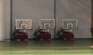 Basketbalová konštrukcia DOR-SPORT, mobilná, sklopná, doska 1800x1050