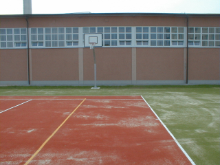 Streetball konštrukcia DOR-SPORT, oceľová platňa, vys. 1450 mm