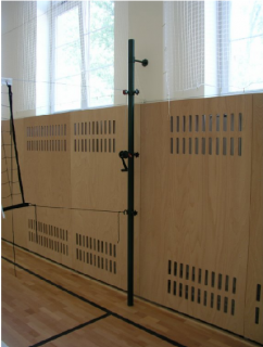 Volejbalové stĺpiky DOR-SPORT do steny - vnútorné, 60 mm