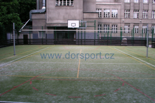 Volejbalové stĺpiky školské DOR-SPORT do puzdier - vonkajšie, 102 mm